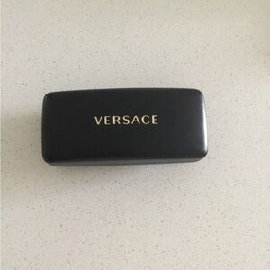NEW Authentic Men’s Versace Black/ Gold sunglasses and case